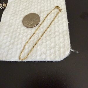14k gold solid Elegant Gold Chain Bracelet